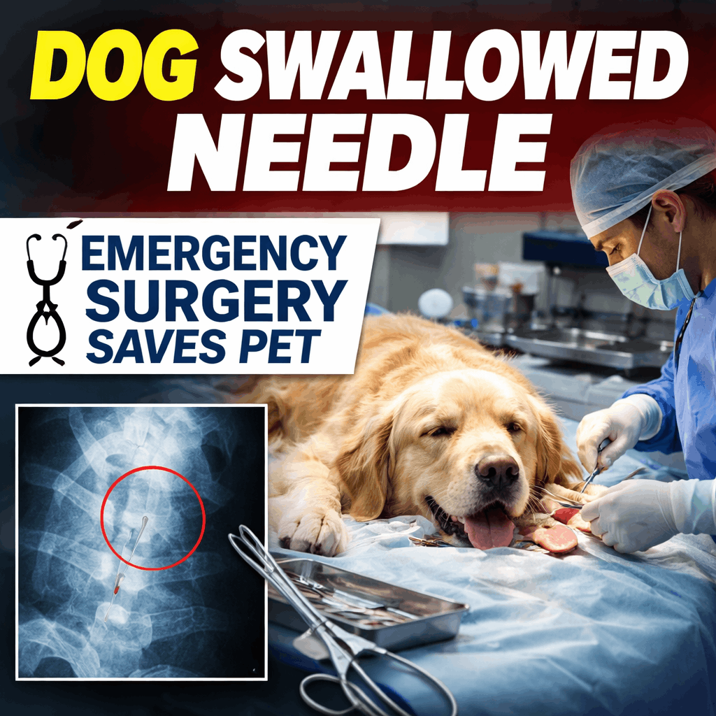 Dog Swallowed Needle