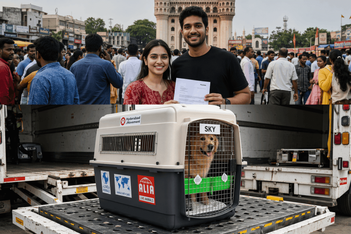 Dog relocation story