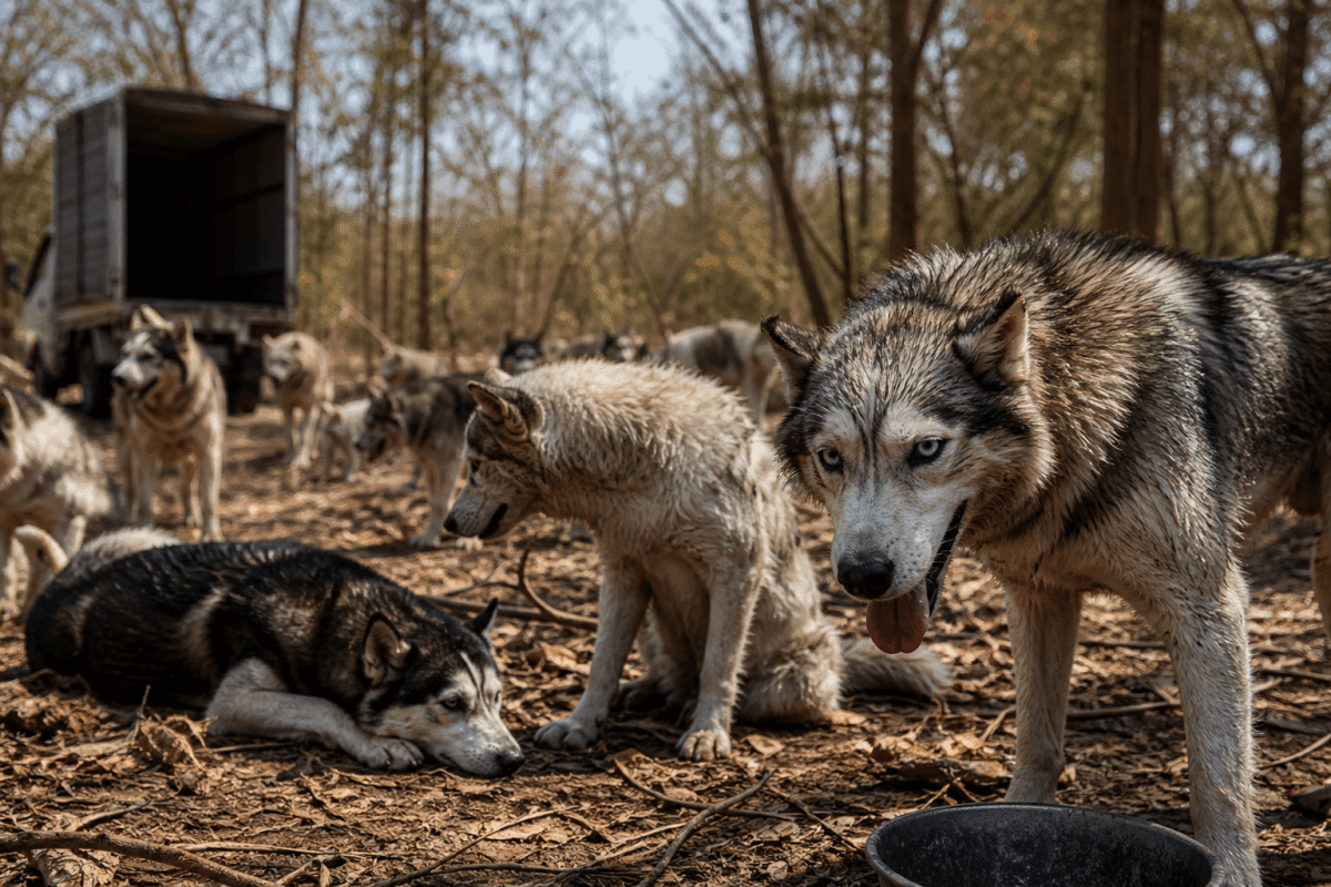 Hyderabad Husky Abandonment