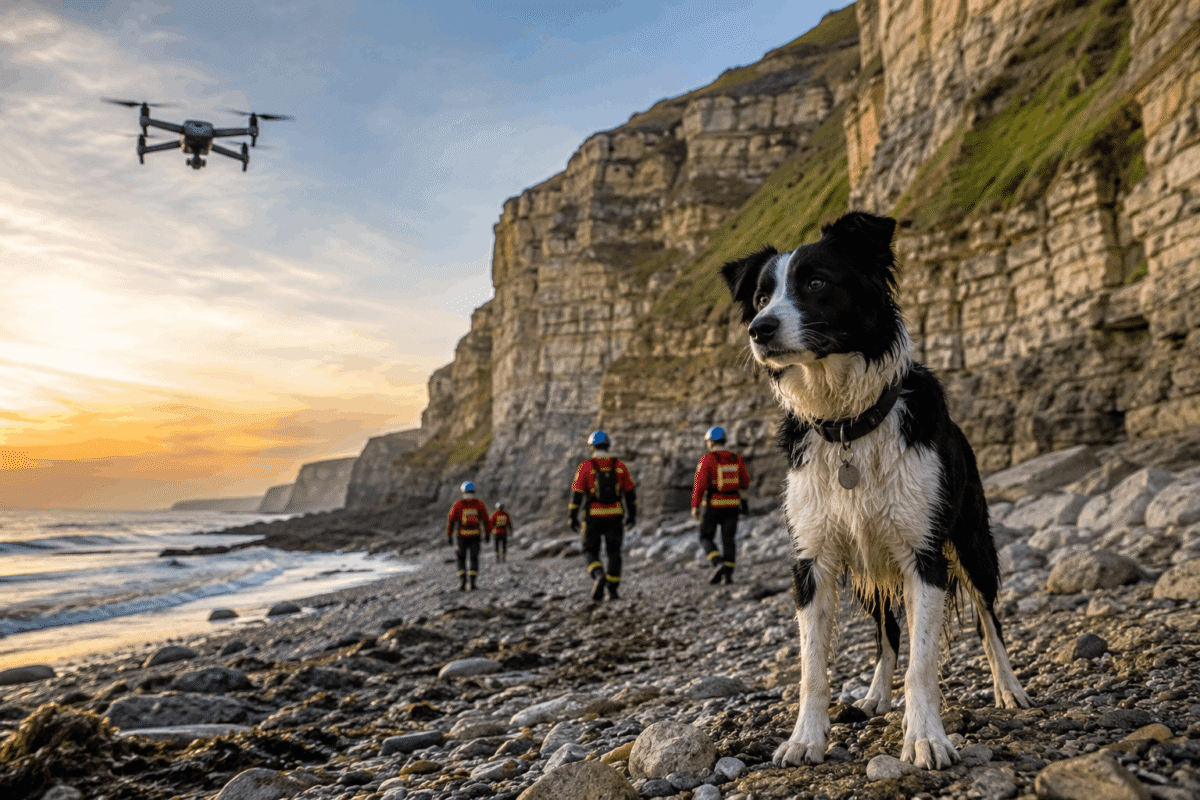 Dog Cliff Fall