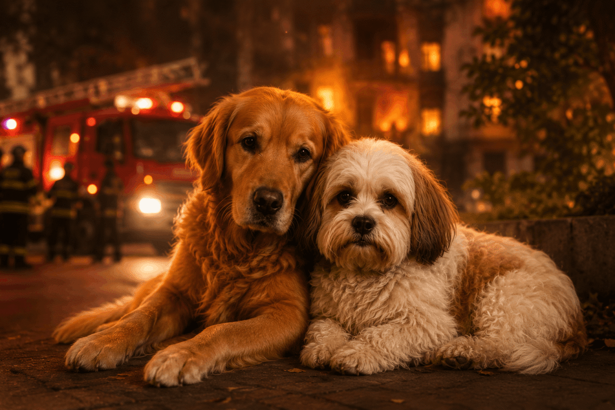 Delhi Fire Pet Dogs
