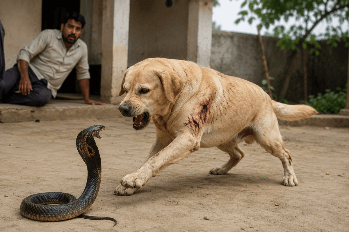 Dog saves owner