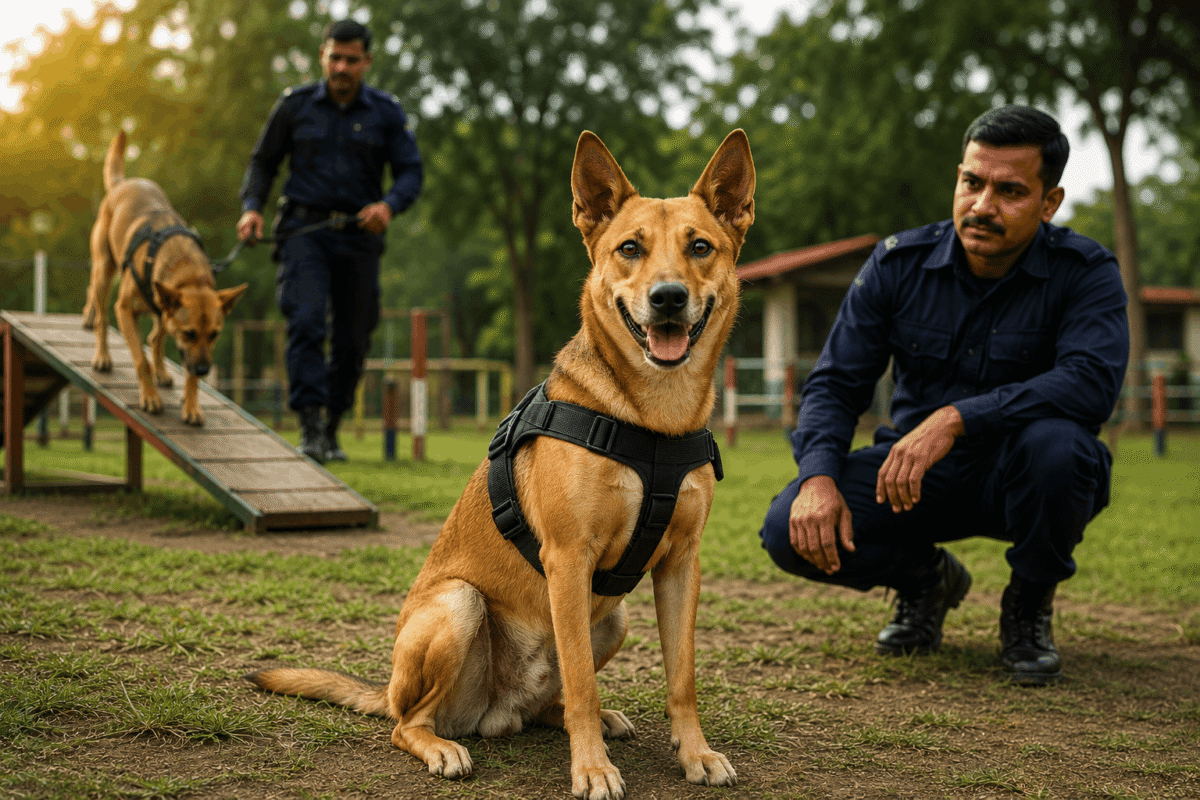 Thenga Stray Police Dog